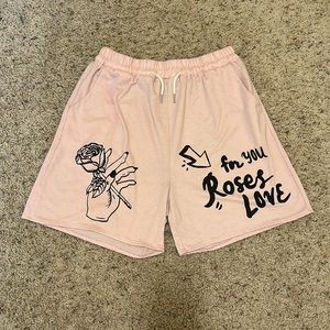 Romwe pink shorts